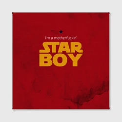 Холст квадратный The Weeknd - Star Boy, цвет: 3D-принт — фото 2