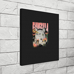 Холст квадратный Шинзилла, цвет: 3D-принт — фото 2