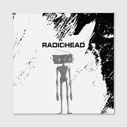Холст квадратный Radiohead Радиохед Z, цвет: 3D-принт — фото 2