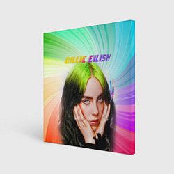Холст квадратный BILLIE EILISH БИЛЛИ АЙЛИШ Z, цвет: 3D-принт