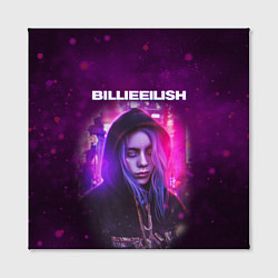 Холст квадратный BILLIE EILISH GLITCH Z, цвет: 3D-принт — фото 2