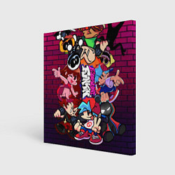 Картина квадратная ВСЕ ПЕРСОНАЖИ ИЗ ИГРЫ