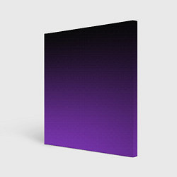 Холст квадратный Ночной градиент Фиолетовый, цвет: 3D-принт