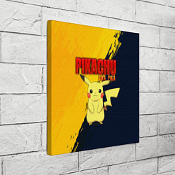 Холст квадратный PIKACHU PIKA PIKA ПИКАЧУ, цвет: 3D-принт — фото 2