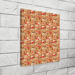 Холст квадратный Праздничное Печенье, цвет: 3D-принт — фото 2