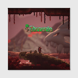 Холст квадратный Terraria Тэррария, цвет: 3D-принт — фото 2