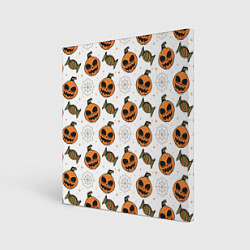 Картина квадратная Patern Halloween 26