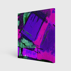 Холст квадратный Фиолетово!, цвет: 3D-принт