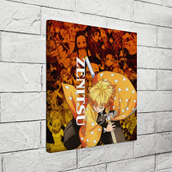 Холст квадратный ЗЕНИТЦУ, КЛИНОК РАССЕКАЮЩИЙ ДЕМОНОВ, цвет: 3D-принт — фото 2