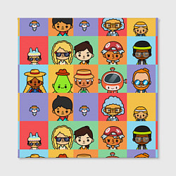 Холст квадратный TOCA BOCA WORLD HERO, цвет: 3D-принт — фото 2