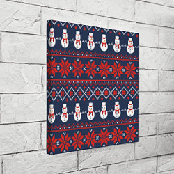 Холст квадратный Christmas Background, цвет: 3D-принт — фото 2