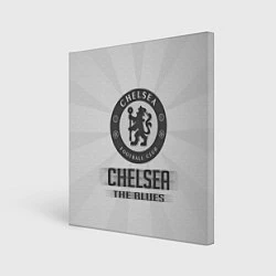 Холст квадратный Chelsea FC Graphite Theme, цвет: 3D-принт