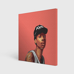 Картина квадратная Wiz Khalifa Art