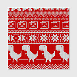 Холст квадратный Вязаный принт, цвет: 3D-принт — фото 2