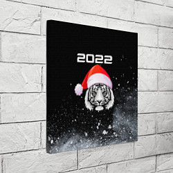Холст квадратный Новогодний тигр 2022, цвет: 3D-принт — фото 2