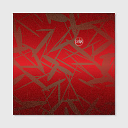 Холст квадратный Бардак Red-Gold Theme, цвет: 3D-принт — фото 2