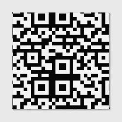 Холст квадратный Qr codeкуаркод, цвет: 3D-принт — фото 2