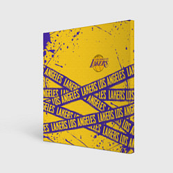 Холст квадратный LAKERS SPORT LINE STYLE NBA, цвет: 3D-принт