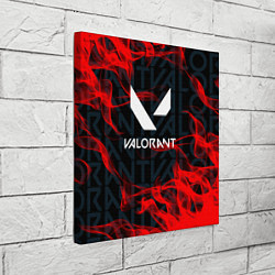 Холст квадратный Valorant Fire, цвет: 3D-принт — фото 2
