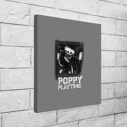 Холст квадратный POPPY PLAYTIME - ПОППИ ПЛЕЙТАЙМ РИСУНОК, цвет: 3D-принт — фото 2
