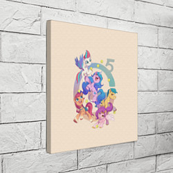 Холст квадратный G5 My Little Pony, цвет: 3D-принт — фото 2