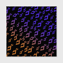 Холст квадратный JOJOS BIZARRE ADVENTURE PATTERN, цвет: 3D-принт — фото 2