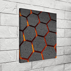 Холст квадратный Раскаленный асфальт, цвет: 3D-принт — фото 2