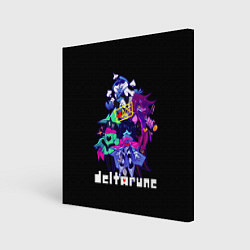 Картина квадратная DELTARUNE РУНА ДЕЛЬТА ГЕРОИ ИГРЫ
