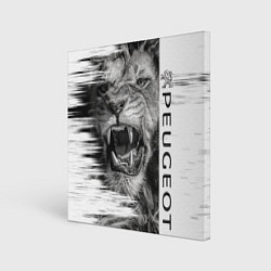 Холст квадратный Peugeotlion, цвет: 3D-принт