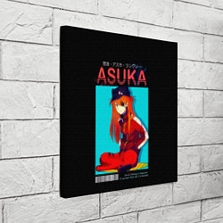 Холст квадратный Asuka - Neon Genesis Evangelion, цвет: 3D-принт — фото 2