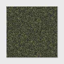 Холст квадратный Цифра Флора пиксельный камуфляж, цвет: 3D-принт — фото 2