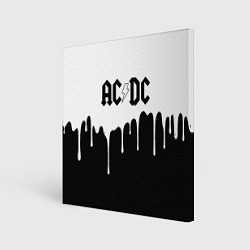 Картина квадратная ACDC подтёки