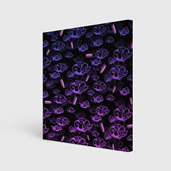 Холст квадратный ARCANE League Of Legends ТАТУИРОВКА JINX, цвет: 3D-принт