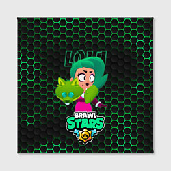 Холст квадратный Лола Lola BRAWL STARS соты, цвет: 3D-принт — фото 2