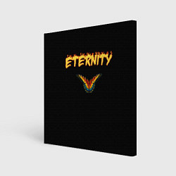 Холст квадратный Eternity бабочка, цвет: 3D-принт