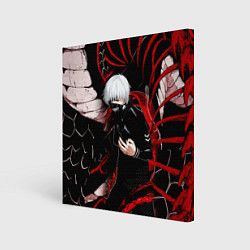 Холст квадратный Токийский Гуль Красный Змей Tokyo Ghoul Snake, цвет: 3D-принт