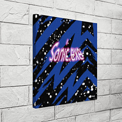 Холст квадратный Sonic Exe Класс игра, цвет: 3D-принт — фото 2