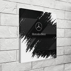 Холст квадратный Mercedes-Benz - Темный, цвет: 3D-принт — фото 2