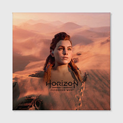 Холст квадратный Aloy Horizon Forbidden Zero Dawn, цвет: 3D-принт — фото 2