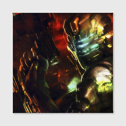 Холст квадратный Айзек в обмундировании, цвет: 3D-принт — фото 2