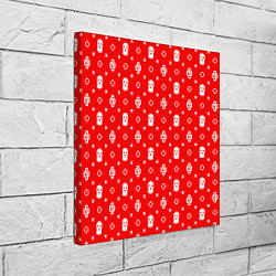 Холст квадратный Red Dope Camo Dope Street Market, цвет: 3D-принт — фото 2
