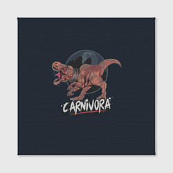 Холст квадратный Carnivora Хищник, цвет: 3D-принт — фото 2