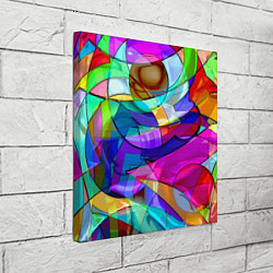 Холст квадратный Геометрический паттерн Абстракция, цвет: 3D-принт — фото 2