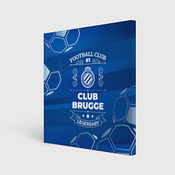 Холст квадратный Club Brugge FC 1, цвет: 3D-принт