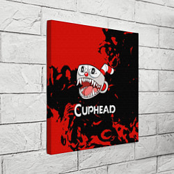 Холст квадратный Cuphead монстр чашечка, цвет: 3D-принт — фото 2