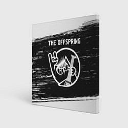 Холст квадратный The Offspring КОТ Краска, цвет: 3D-принт