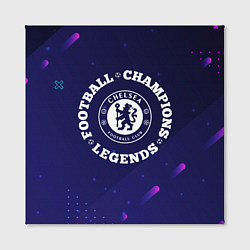 Холст квадратный Chelsea Легенды Чемпионы, цвет: 3D-принт — фото 2