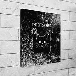 Холст квадратный The Offspring Rock Cat, цвет: 3D-принт — фото 2