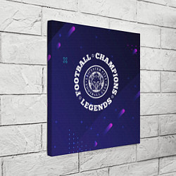 Холст квадратный Leicester City Легенды Чемпионы, цвет: 3D-принт — фото 2