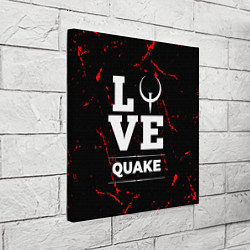 Холст квадратный Quake Love Классика, цвет: 3D-принт — фото 2